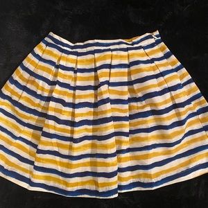 Jack Blue and Yellow Skirt Anthropologie Small S